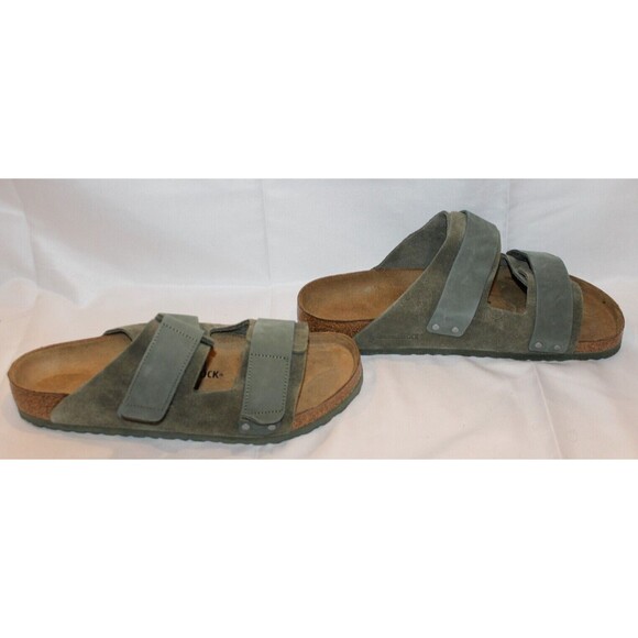 BIRKENSTOCK Uji Slide Sandal Digital Thyme Green Genuine Leather Men EU 46 main image 7